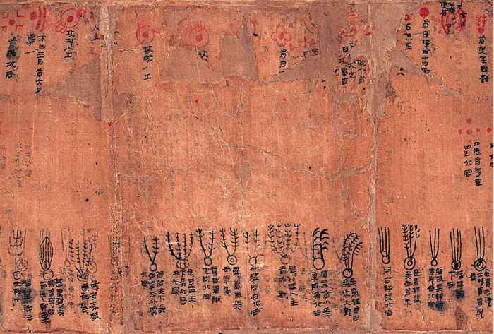 5,000-year-old Chinese manuscript page revealing the plant